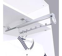 Tringle de penderie extensible et coulissante - Barre de cintre for pantalons, tringle de penderie réglable, support de rangement for pantalons et manteaux, tringle de penderie extensible(25cm)