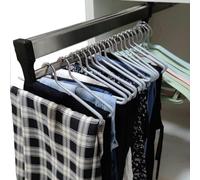 Tringle De Penderie Extensible, Tringle De Placard Coulissante Pour Penderie, Cintre Rétractable 30-80 Cm, Organiseur De Vêtements En Métal Pour Armoire, Capacité De Charge 25 Kg(450mm/17.7inch)