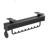Tringle de penderie réglable extensible pour rangement de placard, capacité de charge de 35 kg, 310 mm, étagère réglable, solution d'économie d'espace.