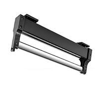 Tringle de penderie rétractable de 19,3 po - Support de Cintre à Montage supérieur for Une Organisation Efficace du Placard et Un Gain de Place(Black,34cm/13.4inch)