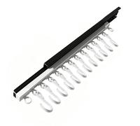 Tringle de Penderie Rétractable | Organisateur adhésif antidérapant - Support À Bijoux Pour Tringle Coulissante De Penderie - pour Placard Chambre Dressing Portants Colliers Bracelets Montres Pantalon