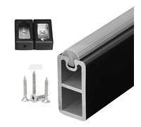 Tringle de placard murale robuste et amovible pour suspendre les vêtements - Barre de rechange pour solutions de rangement organisées