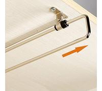 Tringle de rangement rétractable pour penderie, penderie télescopique, en acier inoxydable, pour un choix facile des vêtements (taille : 40 cm)