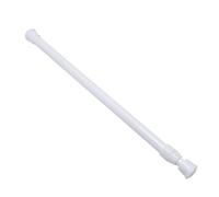 Tringle de rideau de douche télescopique réglable extensible pour fenêtre, barre de rideau à ressort pour cuisine, salle de bain, placard, armoire, fenêtre, bibliothèque - Blanc 70-120 cm