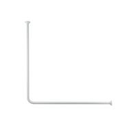 Tringle de rideau de douche universelle 3 tailles Blanc, tige universelle, tiges universelles,, mât universel, mâts universels