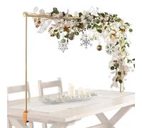 Tringle de table avec pinces - Support de ballons réglable - 250 x 123 x 3 cm - Décoration en métal pour vente de - Guirlande de fleurs de pique-nique, Noël, mariage, buffet, restauration, 780