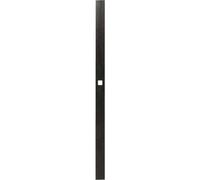 Tringle en acier phorétique noir pour espagnolette plate - 2 m TORBEL