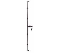 Tringle espagnolette ronde en acier noir - Longueur 2000 mm BRICOZOR