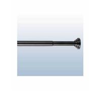 Tringle extensible entre 2 murs sans percage Noir - Taille: 60 à 90 cm - Coloris: Noir