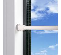 Tringle extensible entre 2 murs sans percage - Tringle rideau extensible - Sans perçage - 3 pièces 62-105 cm