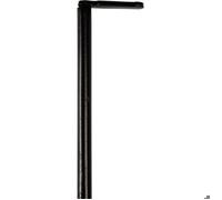 Jardinier Massard Tringle espagnolette ronde en acier noir Longueur 2000 mm