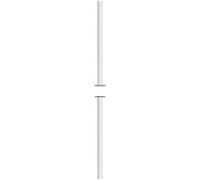 Tringle manivelle acier laqué, H.900 x L.12 x P.12 mm