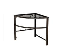 Tringle Penderie Étagère d'angle Incurvée pour Penderie, Pendentif d'angle en Métal pour Penderie Support Mural, Étendoir à Linge pour Vestiaire/Buanderie(Black)