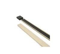 JPM Petite tringle T00002-07-0A pour verrou haut ou bas Noir G