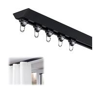 RIFWOVE Tringle Rideau Barre Rideau, Rail pour Rideaux Séparateur De Pièces Rail De Rideau Plafond Support De Rideau De Plafond Rail Fenêtre pour Rail De Rideau avec Système De Rideau De Rail