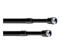 Tringle rideau sans percage - Tringle extensible sans percage - Barre de rideau - 2 pièces 58-85 cm