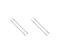 Tringle Télescopique Inclinable pour Store, Longueur Réglable de 33 à 61 cm, Crochet pour Cintre, 4 Pièces