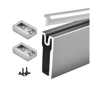 Tringle, tringles de placard,Tringles de placard, Tringle de penderie rectangulaire, barre murale en aluminium