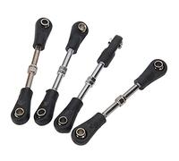 Tringlerie de direction RC, accessoire de remplacement de tringlerie de biellette de direction réglable 4 pièces pour véhicule tout-terrain RC 1/10