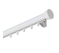 Tringles à rideaux murales élégantes de 1 à 6 m en aluminium robuste pour fenêtres, séparateur de pièce, chambre à coucher, baie vitrée, cuisine, salle de bain, bureau (couleur : C, taille : 500 cm)