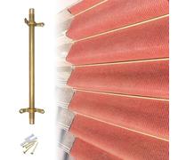 Tringles d'escalier pour sécuriser les tapis, design tubulaire durable avec embouts et vis, idéal pour la décoration d'escalier intérieur et extérieur