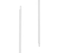 Vachette Jeu de tringles pour crémone pompier 740/741/742 blanc 12895000