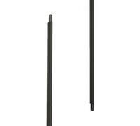 Vachette Jeu de tringles crémone pompier modèle 740/741/742 haute et basse Noir