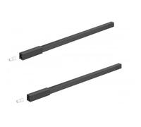 Tringles latérales pour tiroir casserolier InnoTech Atira - 80 paires - anthracite - longueur 520 mm HETTICH