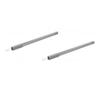 Tringles latérales pour tiroir casserolier InnoTech Atira - 80 paires - argent - longueur 520 mm HETTICH