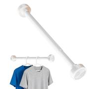 Tringles pour salle de bain - Construction stable et durable sans perçage - Barre pour salle de bain - Pour appartement loué, cuisine, chambre à coucher, salon, salle de bain, dortoir d'étudiant