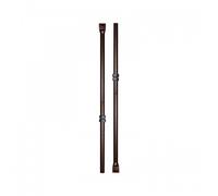 Iseo Tringle seule pour serrure Perfecta – Marron