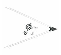 Tringles SKS asr pour garde-boues avant SKS bluemels(acc.inclus) (x2) Argenté