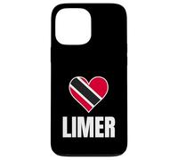 Trinidad Tobago Limer Heart Flag Caribbean Pride Culture Coque pour iPhone 13 Pro Max