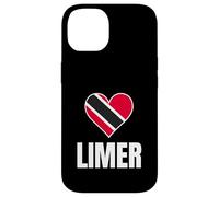 Trinidad Tobago Limer Heart Flag Caribbean Pride Culture Coque pour iPhone 14