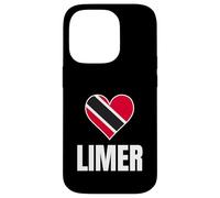 Trinidad Tobago Limer Heart Flag Caribbean Pride Culture Coque pour iPhone 14 Pro