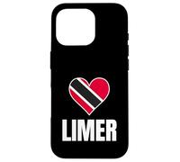 Trinidad Tobago Limer Heart Flag Caribbean Pride Culture Coque pour iPhone 16 Pro