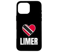 Trinidad Tobago Limer Heart Flag Caribbean Pride Culture Coque pour iPhone 16 Pro Max