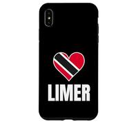 Trinidad Tobago Limer Heart Flag Caribbean Pride Culture Coque pour iPhone XS Max