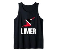 Trinidad Tobago Limer Heart Flag Caribbean Pride Culture Débardeur