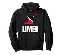 Trinidad Tobago Limer Heart Flag Caribbean Pride Culture Sweat à Capuche
