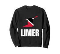 Trinidad Tobago Limer Heart Flag Caribbean Pride Culture Sweatshirt