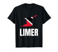 Trinidad Tobago Limer Heart Flag Caribbean Pride Culture T-Shirt