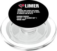 Trinidad Tobago Limer Word Def Heart Flag Caribbean Pride PopSockets PopGrip pour MagSafe