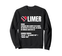 Trinidad Tobago Limer Word Def Heart Flag Caribbean Pride Sweatshirt