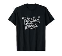 Trinité-et-Tobago, C'est pour Toujours - Trinidadian Heart Line Art T-Shirt