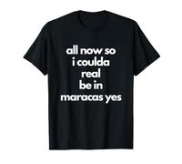 Trinité-et-Tobago Drapeau Trini Funny Maracas Beach T-Shirt