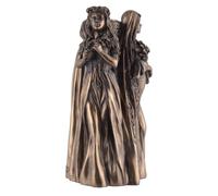 Trinity Bougeoir celtique de la déesse de la Trinité - Bronze par Veronese