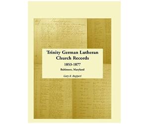Trinity German Lutheran Church Records, 1853-1877