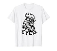 Trinity Love Clothing Co.Co.Co.Rooster aux Yeux foncés T-Shirt Graphique avec Valeur