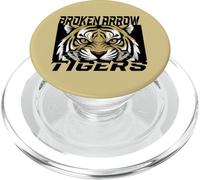 Trinity Love Clothing Co. Flèche brisée Yeux de Tigre PopSockets PopGrip pour MagSafe